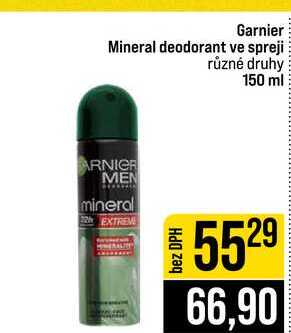 Garnier Mineral deodorant ve spreji různé druhy 150 ml