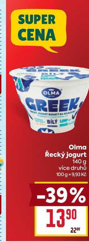 Olma Řecký jogurt 140 g