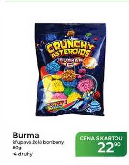 Burma křupavé želé bonbony 80g 