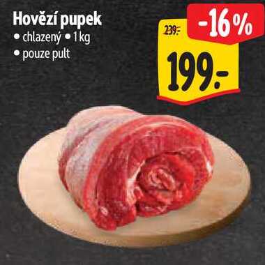 Hovězí pupek, 1 kg