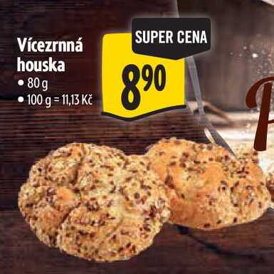 Vícezrnná houska, 80 g