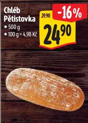 Chléb Pětistovka, 500 g