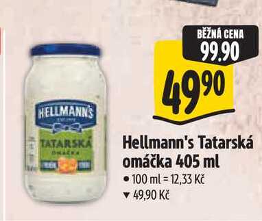 Hellmann's Tatarská omáčka, 405 ml