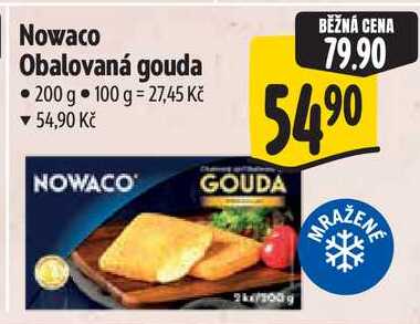 Nowaco Obalovaná gouda, 200 g