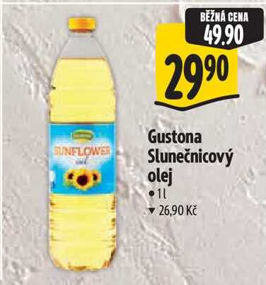 Gustona Slunečnicový olej, 1 l