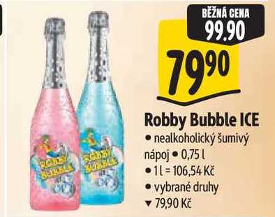 Robby Bubble ICE, 0,75 l