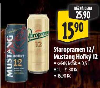 Mustang Hořký 12, 0,5 l
