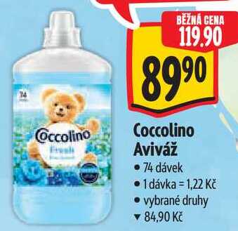 Coccolino Aviváž, 74 dávek 