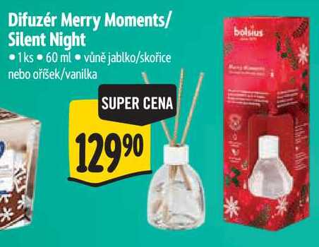 Difuzér Merry Moments/Silent Night, 60 ml