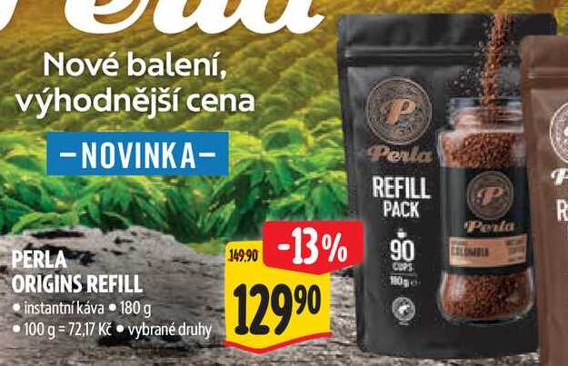PERLA ORIGINS REFILL, 180 g
