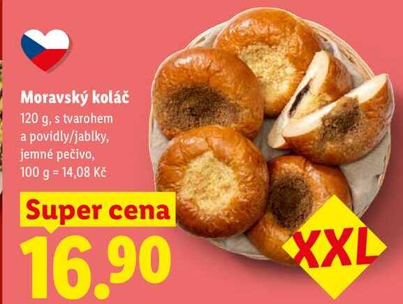 Moravský koláč, 120 g