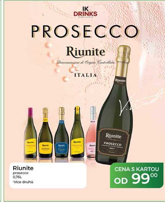 Riunite prosecco 0,75L 