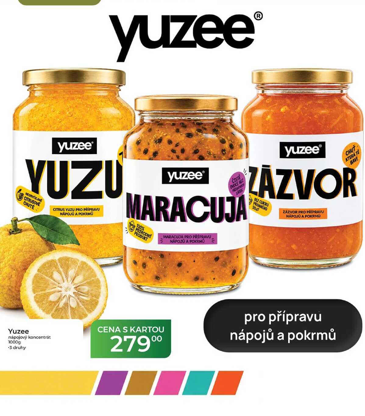 Yuzee nápojový koncentrát 1000g  