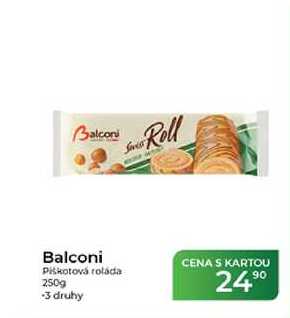 Balconi Piškotová roláda 250 g