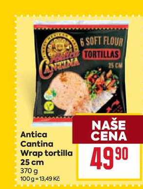 Antica Cantina Wrap tortilla 25 cm 370 g