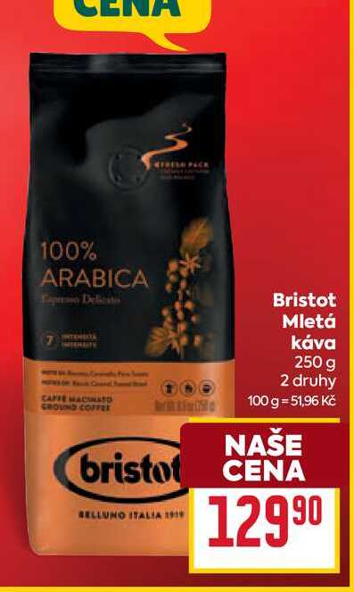 Bristot Mletá Κάνα 250 g