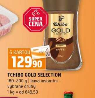 TCHIBO GOLD SELECTION 180-200 g káva instantní vybrané druhy 