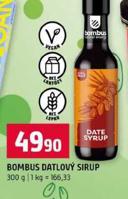 BOMBUS DATLOVÝ SIRUP 300 g