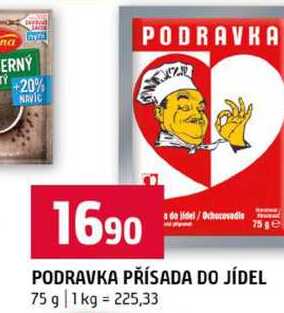 PODRAVKA PŘÍSADA DO JÍDEL 75 g