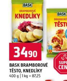 BASK BRAMBOROVÉ TĚSTO, KNEDLÍKY 400 g