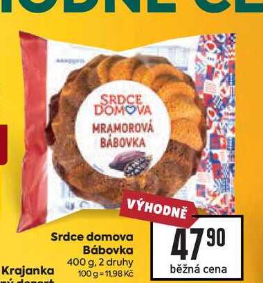 Srdce domova Bábovka 400 g