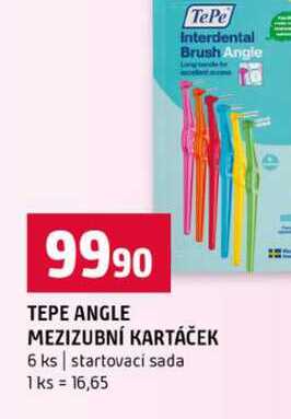 TEPE ANGLE MEZIZUBNÍ KARTÁČEK 6 ks startovací sada