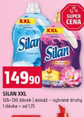 SILAN XXL 126-130 dávek aviváž vybrané druhy 