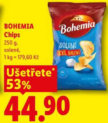 BOHEMIA Chips, 250 g