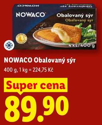 NOWACO Obalovaný sýr, 400 g