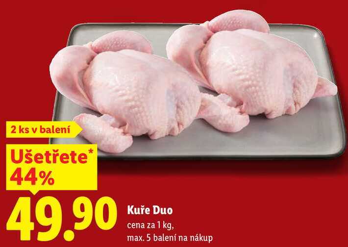 Kuře Duo, cena za 1 kg