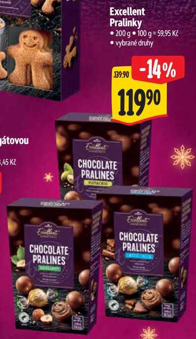 Excellent Pralinky, 200 g