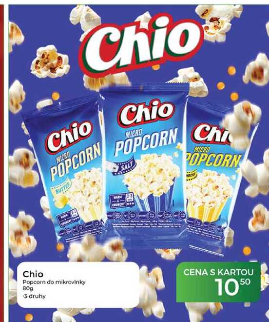 Chio Popcorn do mikrovlnky 80 g