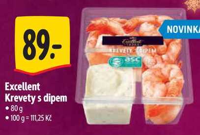 Excellent Krevety s dipem, 80 g