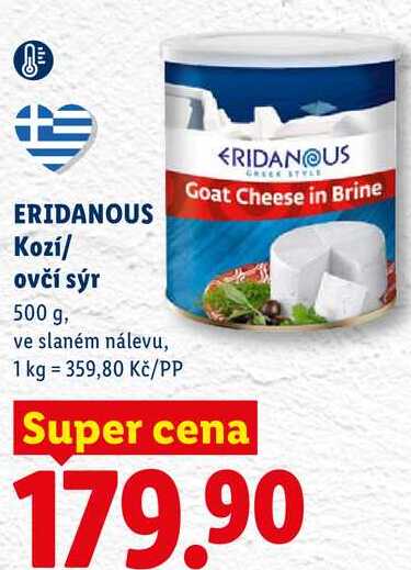 ERIDANOUS Kozí/ovčí sýr, 500 g