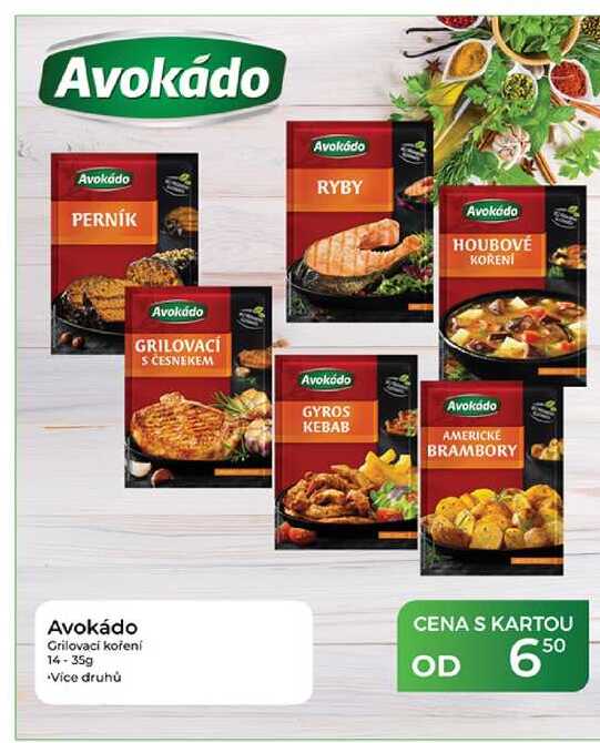 Avokádo Grilovaci koření 14-35g