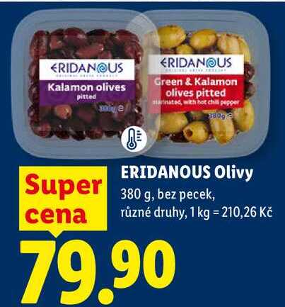 ERIDANOUS Olivy, 380 g