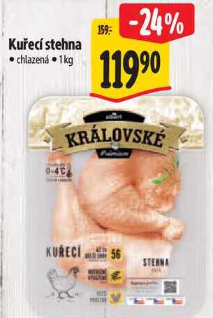 Kuřecí stehna, 1 kg