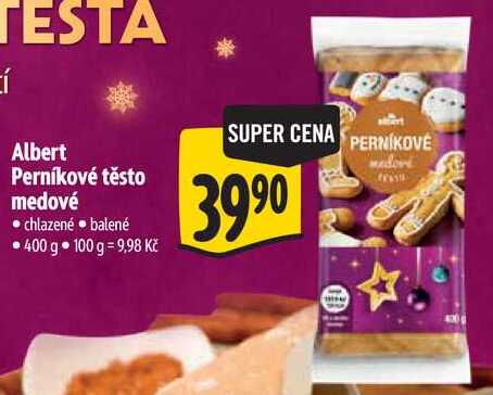 Albert Perníkové těsto medové, 400 g