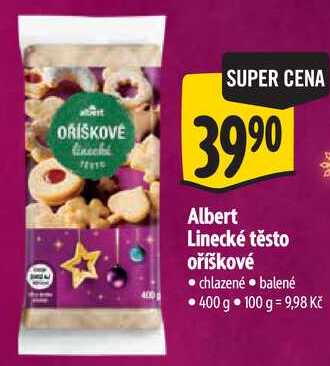 Albert Linecké těsto oříškové, 400 g
