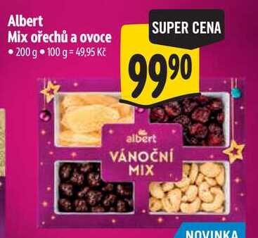 Albert Mix ořechů a ovoce, 200 g