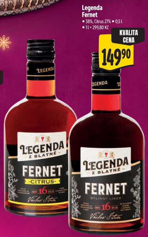 Legenda Fernet, 0,5 l