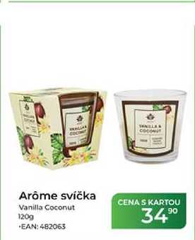 Arôme svíčka Vanilla Coconut 120 g