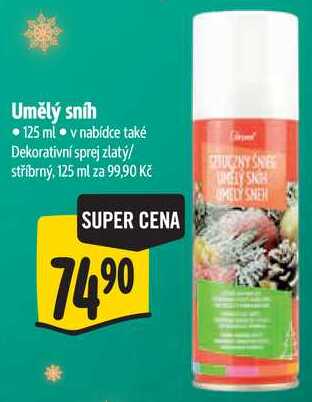 Umělý sníh, 125 ml