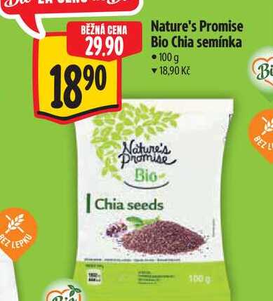 Nature's Promise Bio Chia semínka 100g