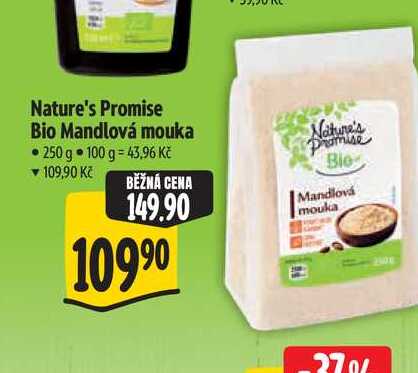 Nature's Promise Bio Mandlová mouka 250 g 