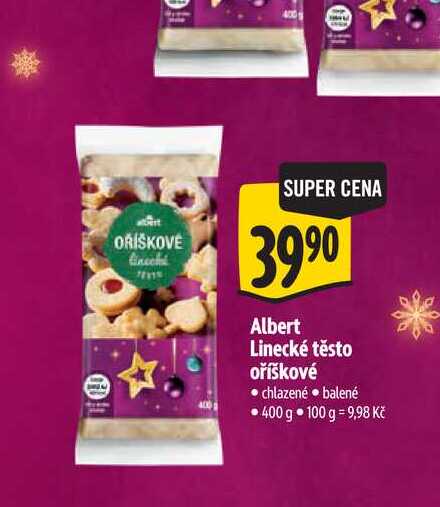   Albert Linecké těsto oříškové 400 g