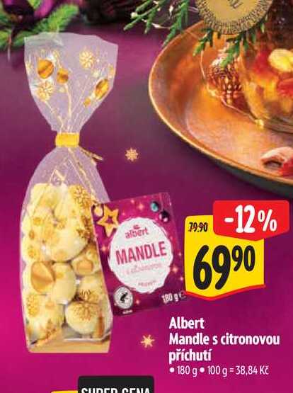 Albert Mandle s citronovou příchutí 180 g