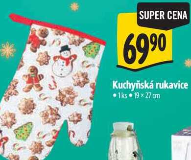  Kuchyňská rukavice 1ks 19 x 27 cm 