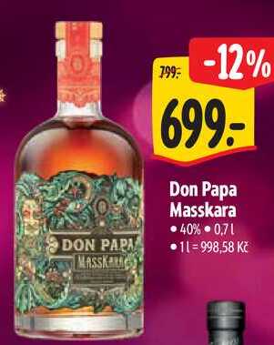  Don Papa Masskara  0,7 l