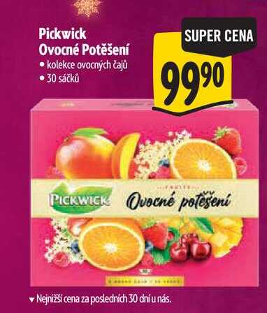 Pickwick Ovocné Potěšení kolekce ovocných čajů 30 sáčků